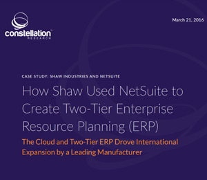 How Shaw used NetSuite to create two-tier ERP